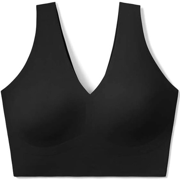True Body V-Neck Bra Large Black - Picture 5 of 7